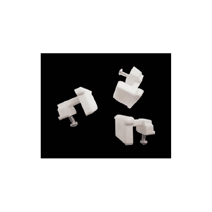 Low Profile Track (TRK1001) End Cap (Type 2)-WHT-1 pc