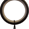 Steel Ring with eyelet (Type 2)- Black Nickel (BLN)