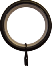 Steel Ring with eyelet (Type 2)- Black Nickel (BLN)