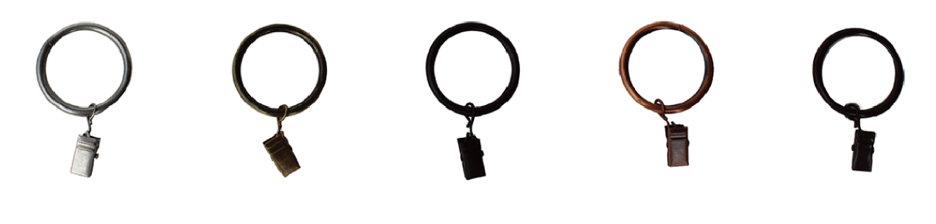 Steel Ring with clip- Coffee (COF)