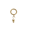 Rings with Clips-Café Rod-Gold- 10 pc/bag