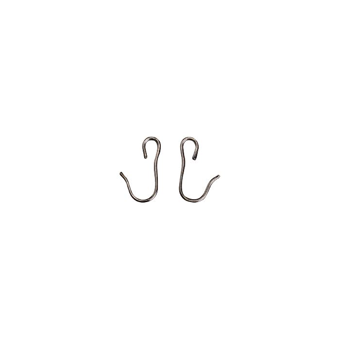 Hospital Track S.S Hooks-WHT-200 pc