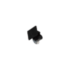 High Profile Track (TRK1002) End Cap-BLK – 50 pc