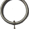 Steel Ring with eyelet (Type 1)- Dark Pewter (DPE)
