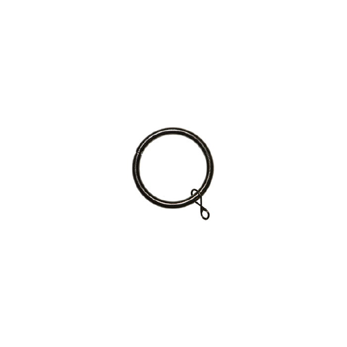 Steel Ring with eyelet (Type 1)- Black Nickel (BLN)