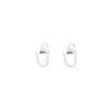 Hospital Track Plastic Hooks-White (WHT)-1 pc