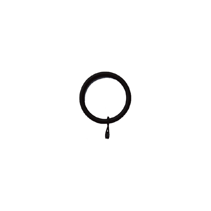 Steel Ring with eyelet (Type 2)- Black (BLK)