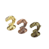 Tie Back Hook No.3 (GOLD) – 1 bag (5 pairs)