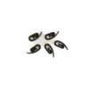 Plastic Pin Hook (Hook Type 1) – 200 pc/bag-BLK
