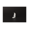 L Bracket with PVC Click-WHT-100 pcs  (42mmx30mm)