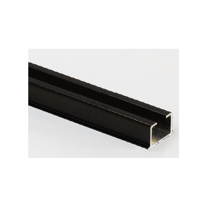 5m(16.4ft)Low Profile Track (TRK1001)-Shiny Black (BLK) – 1 pc
