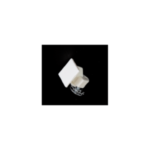High Profile Track (TRK1002) End Cap-WHT – 1 pc
