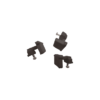 Low Profile Track (TRK1001) End Cap (Type 2)-BLK-1 pc