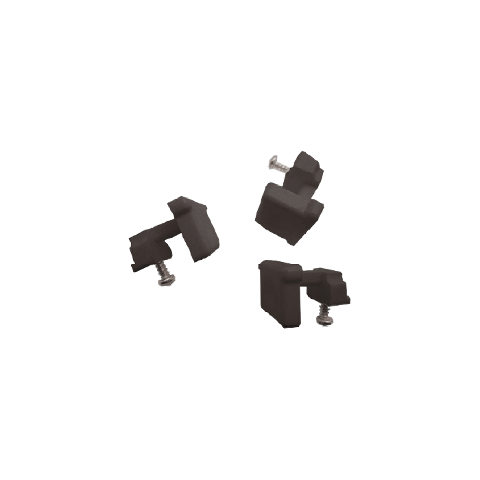 Low Profile Track (TRK1001) End Cap (Type 2)-BLK-1 pc