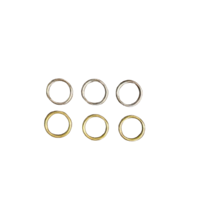 Metal Ring (Gold+Silver)-3/8″I.D. -1 bag (200 pc/bag)